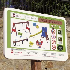Carteles Parques infantiles de Plasencia